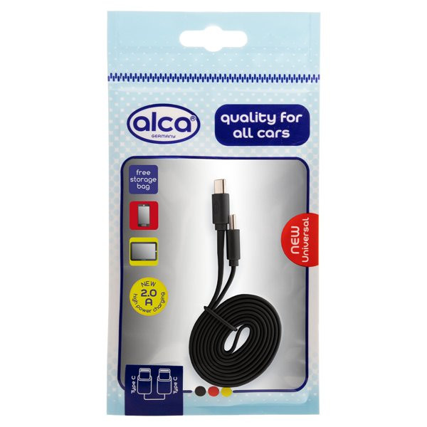 ALCA kaabel C / Type-C USB 2.0 must, 100 cm 