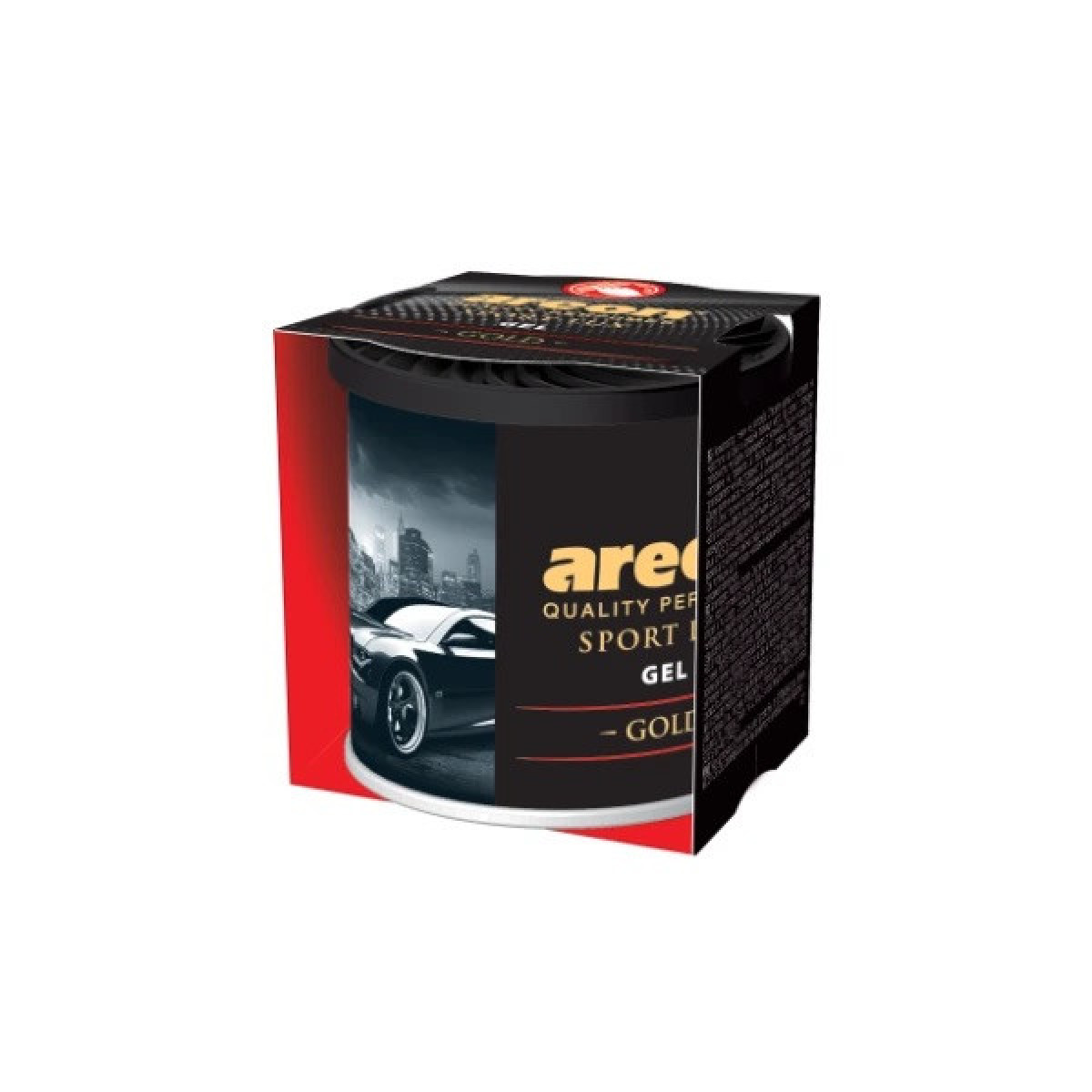 AREON Gel Sport Lux Gold, õhuvärskendaja karbis