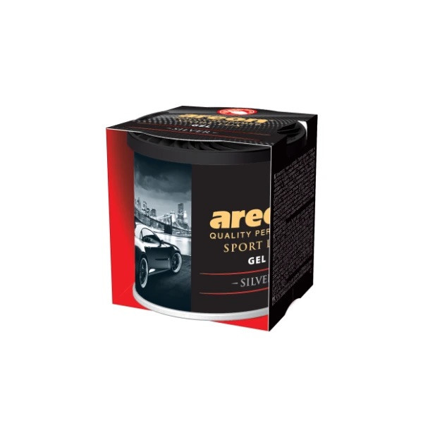 AREON Gel Sport Lux Silver õhuvärskendaja karbis