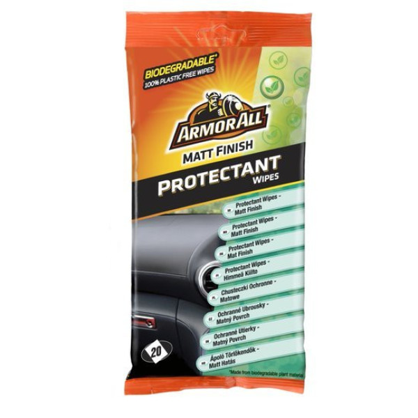 ARMORALL Dash matt flow wipes, Plastiku, vinüüli, mattide puhastuslapid, 20 tk