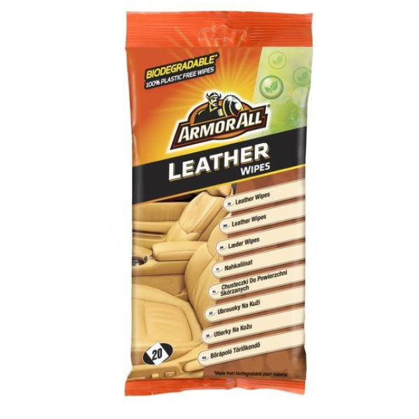 ARMORALL Leather flow wipes, nahkpindade puhastuslapid, 20 tk