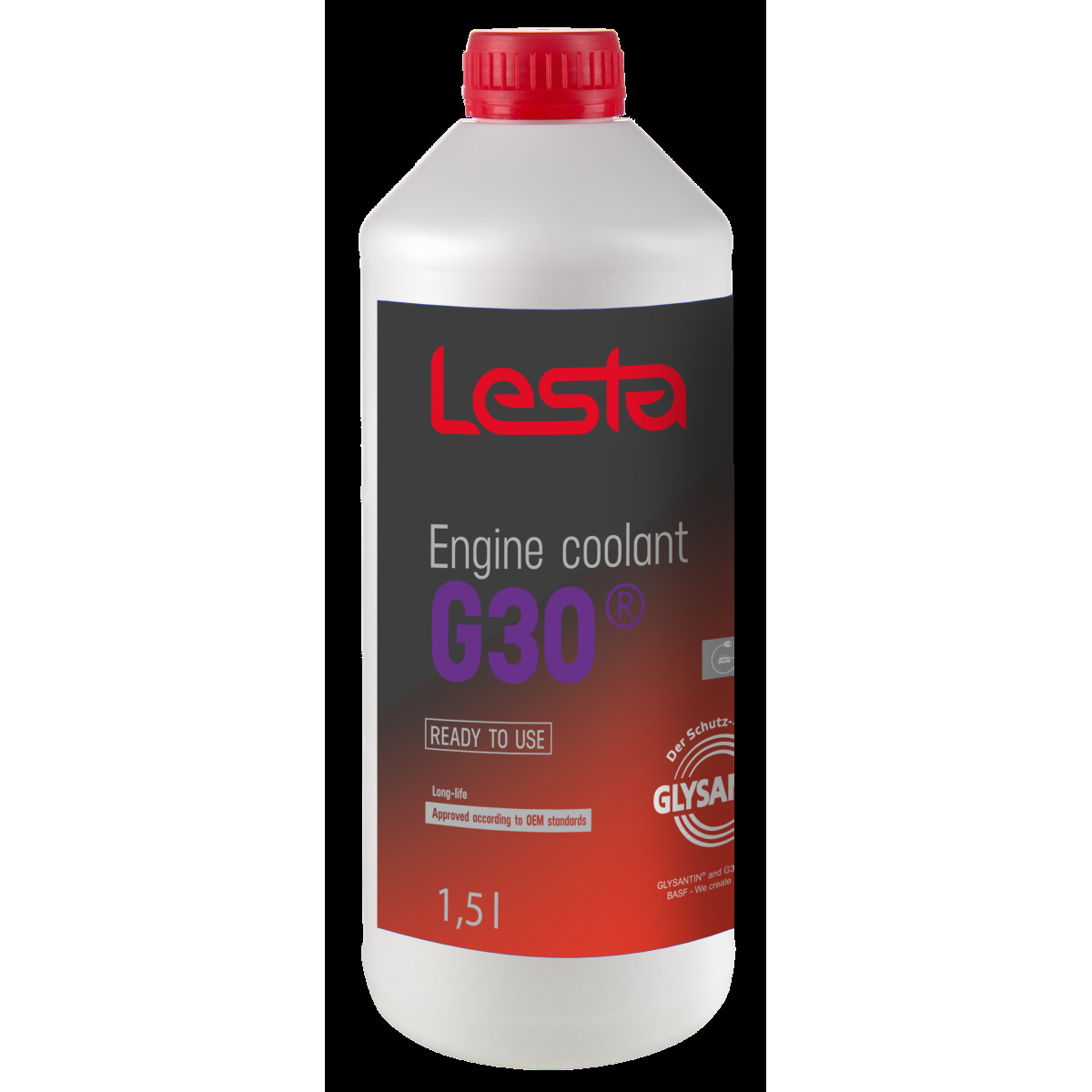 Lesta Glysantin G30 jahutusvedelik, kasutusvalmis, 1,5 l Lesta Glysantin G30 jahutusvedelik, kasutusvalmis, 1,5 l