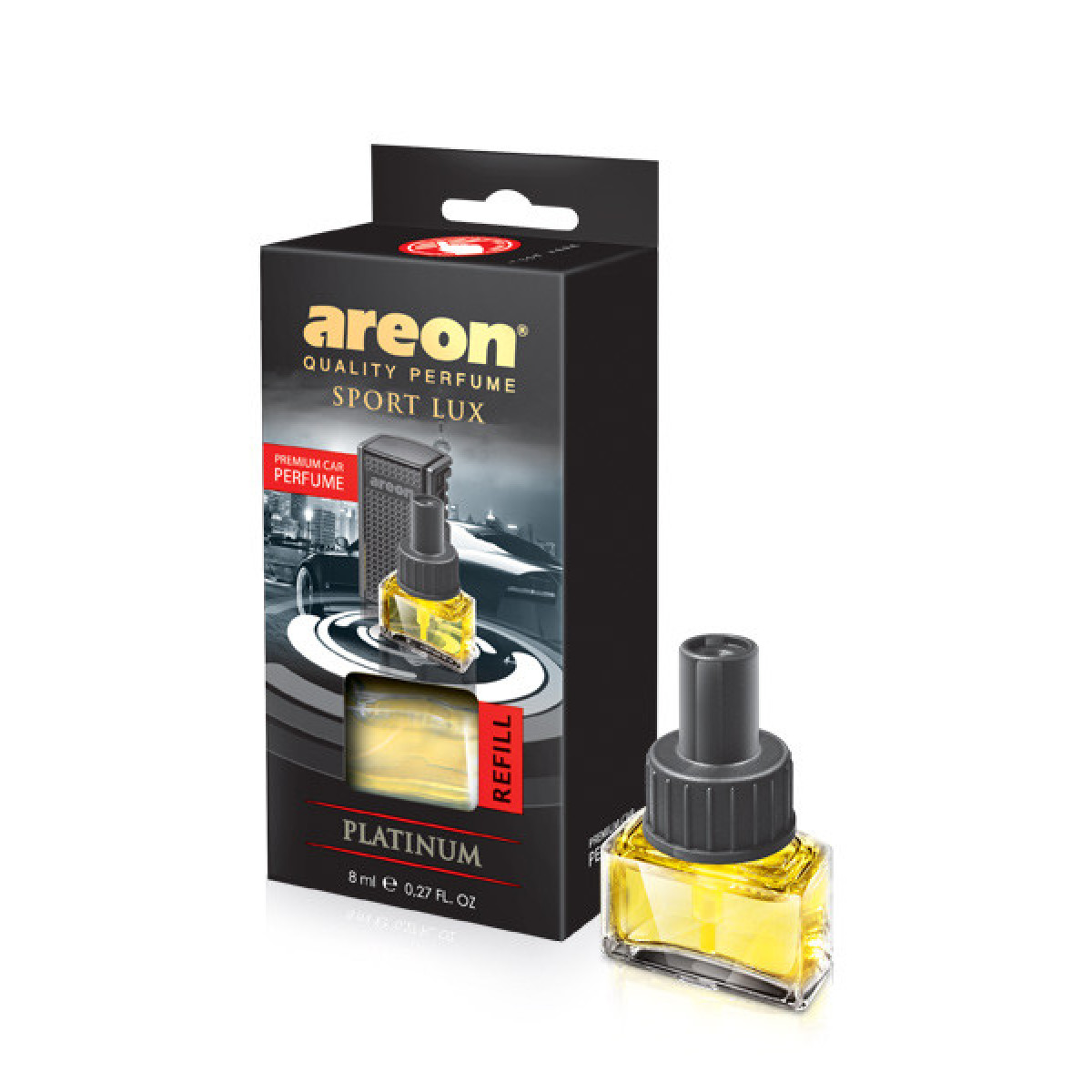 AREON Car Platinum Refill, õhuvärskendaja täitepakend, 8 ml