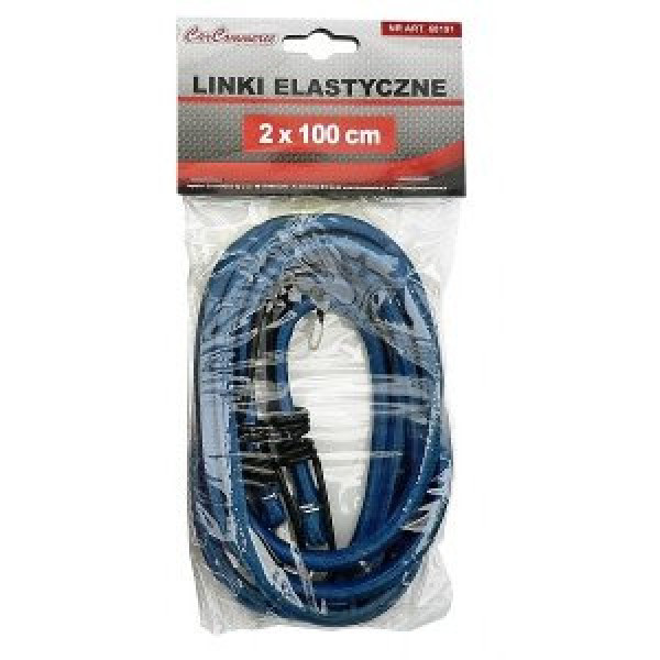 CARCOMMERCE Krovinio tvirtinimo gumos 2x100cm CARCOMMERCE Krovinio tvirtinimo gumos 2x100cm