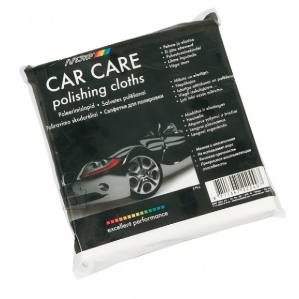 Carpolishing Towel 5-pack, poleerimislapid, 5 tk.