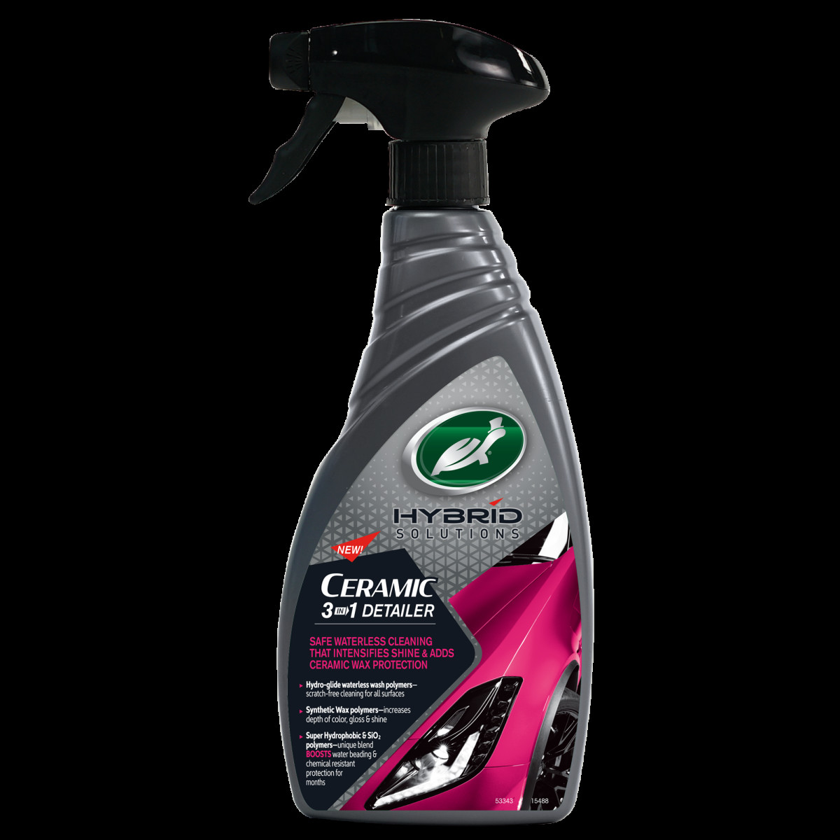 Turtle Wax HS Ceramic 3in1 Detailer, Välispinna puhastusvahend, 500 ml