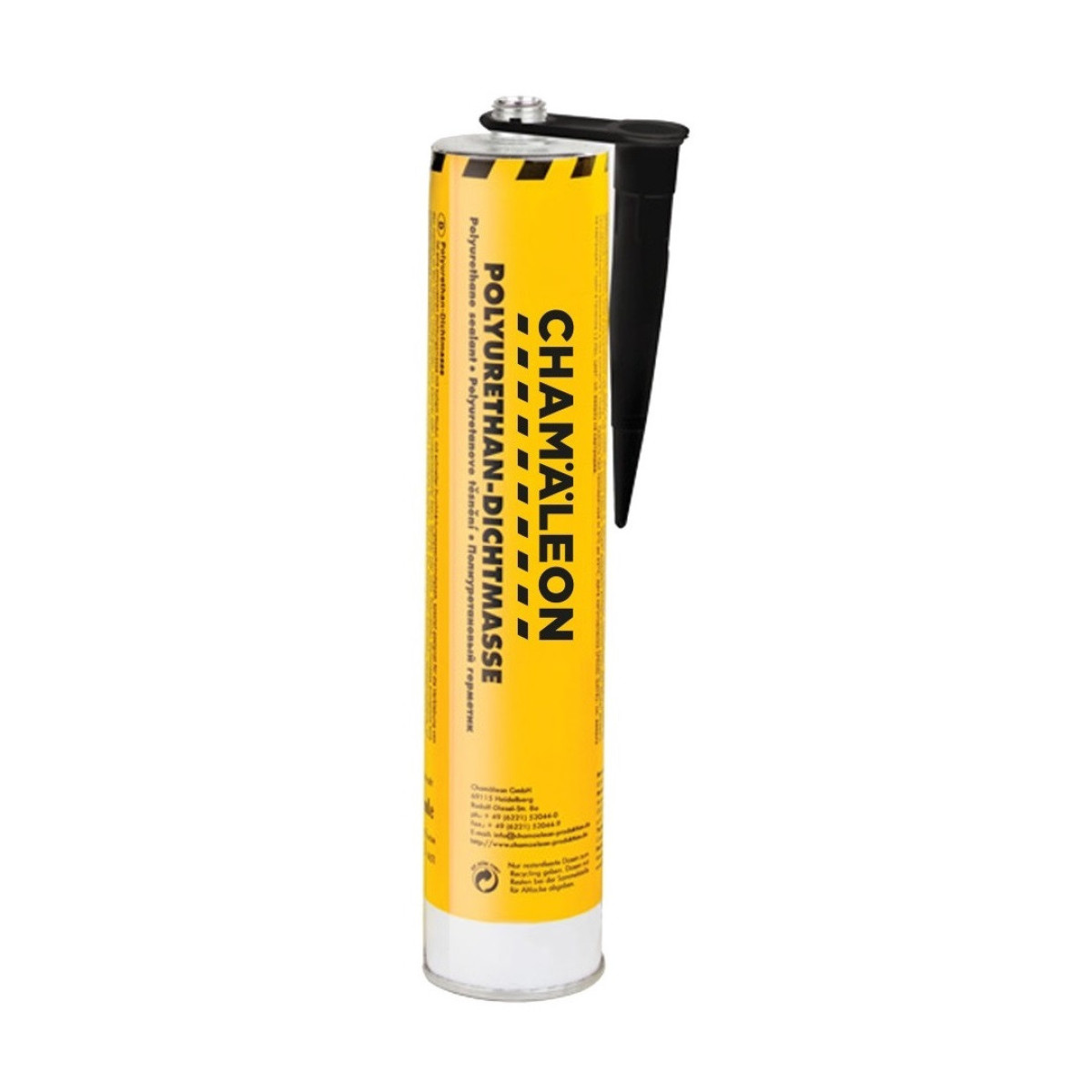 CHAMAELEON PU Car Body Sealant Black, pihustatav hermeetik, must, 310 ml