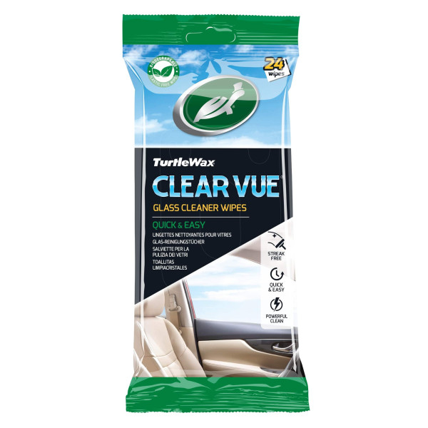 TURTLE WAX Clear vue glass wipes 24PK X6, klaasipuhastuslapid, 24 tk