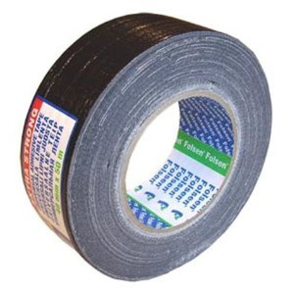 FOLSEN kangast teip, must, niiskuskindel, 48 mm x 50 m