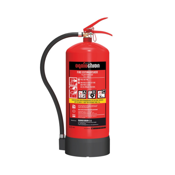 Tulekustuti ABC 9 kg