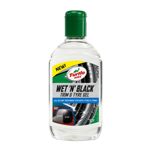 Turtle Wax® Wet N Black Trim, välisdetailide renoveerimisvahend, 300 ml
