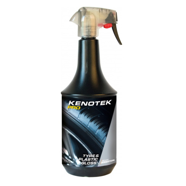 KENOTEK Tire&Plastic Gloss, rehvide ja plasti mustav aine, 1 l
