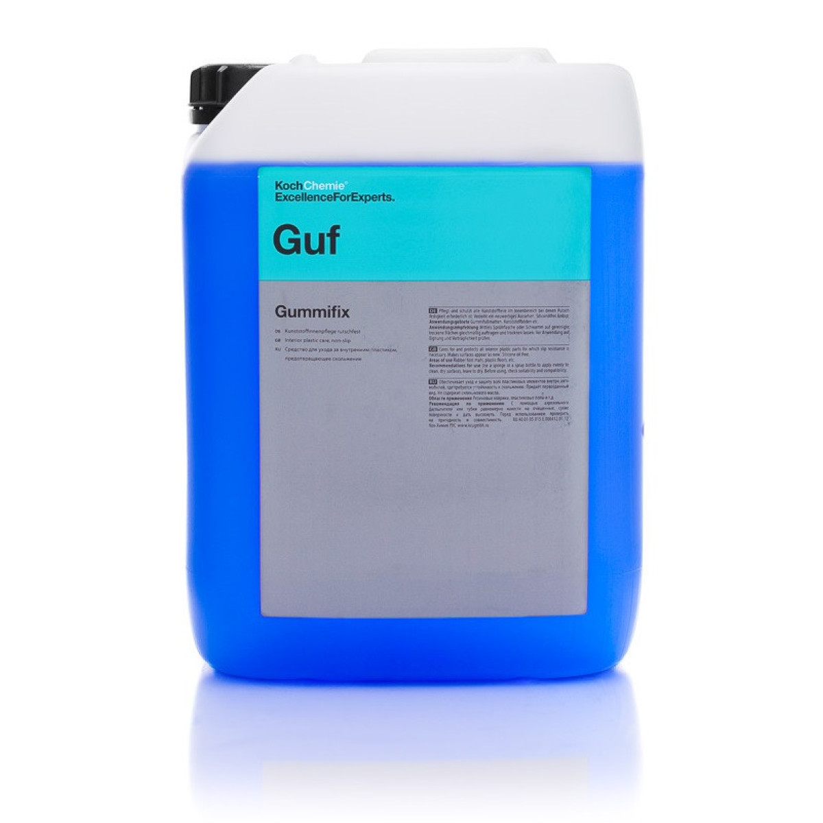 KOCH CHEMIE Interior Rubber&Plastic Cleaner Gummifix Guf, libisemiskindel salongipuhastusvahend kummile ja plastikule, 10L