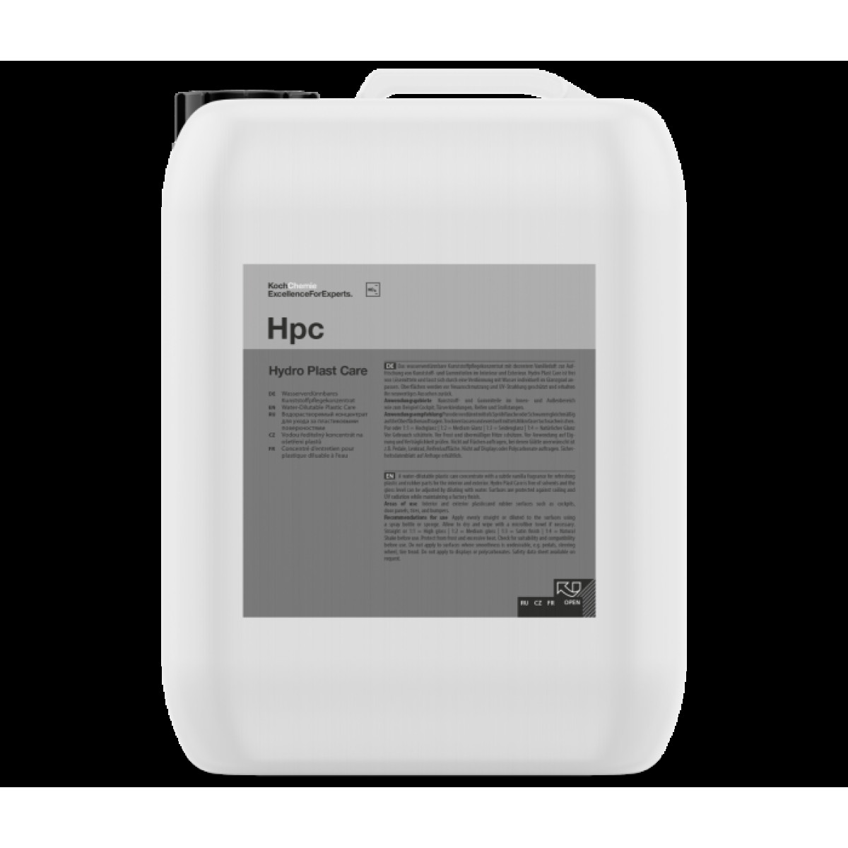 KOCH CHEMIE Hpc Hydro Plast Care, plastpuhastusvahend, 5 l KOCH CHEMIE Hpc Hydro Plast Care, plastpuhastusvahend, 5 l