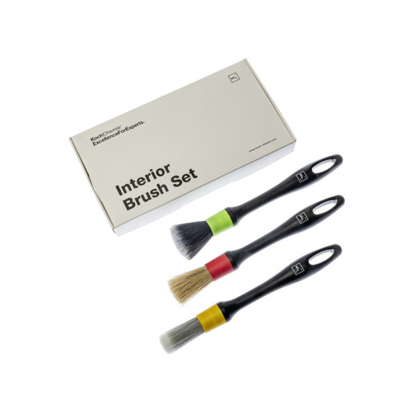 KOCH CHEMIE Interior brush set, harjad salongi puhastamiseks