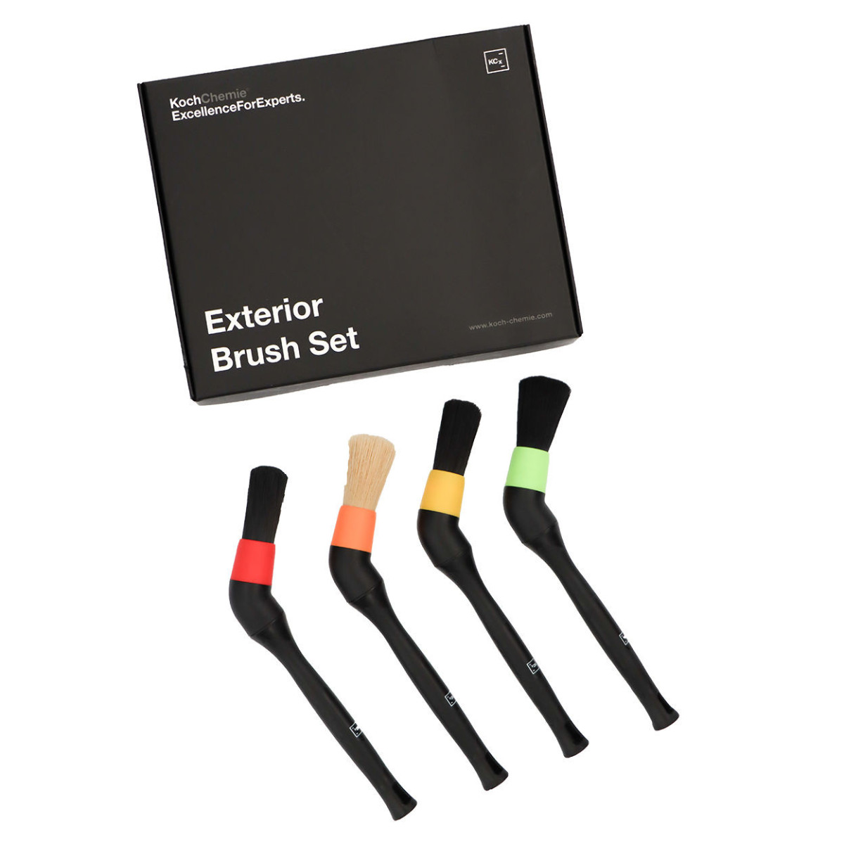 KOCH CHEMIE Exterior Brush Set, välisharjade komplekt, 4 tk