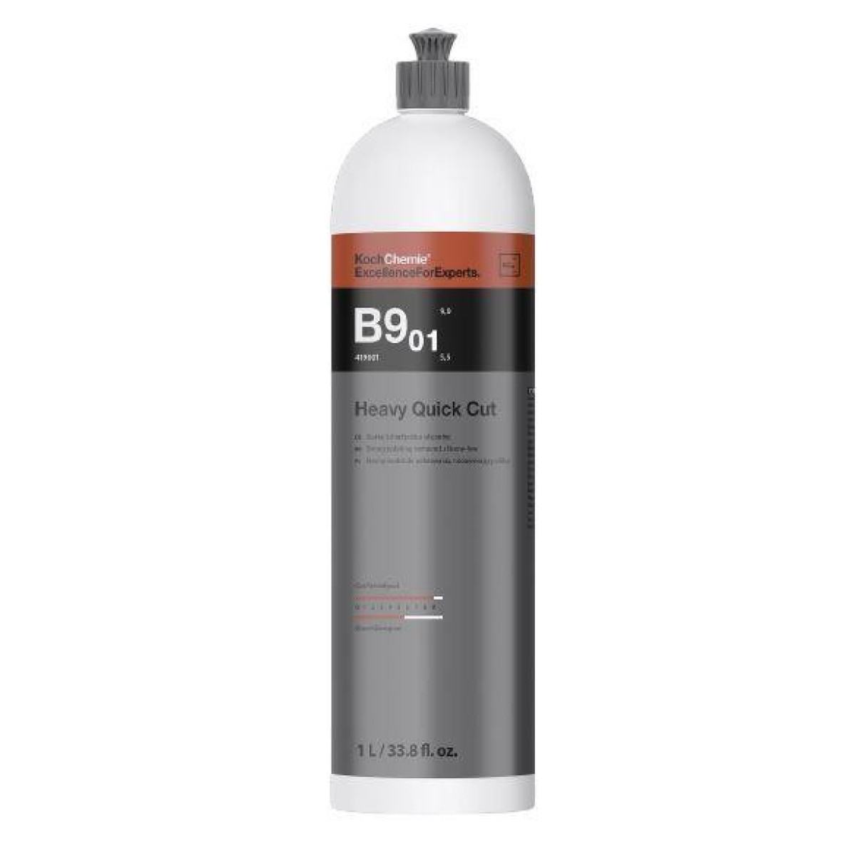 KOCH CHEMIE Heavy Quick Polish B9.01, tugev poleerimispasta, 250 ml