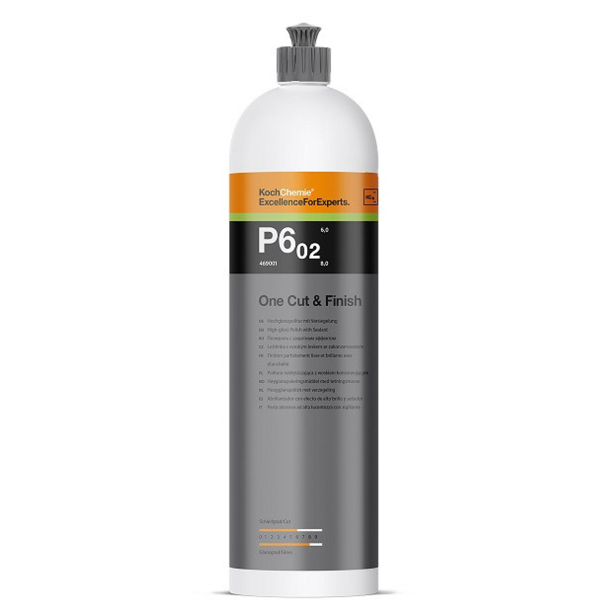 KOCH CHEMIE One Cut & Finish P6.02, kõrgläikega poleerimispasta, 250 ml