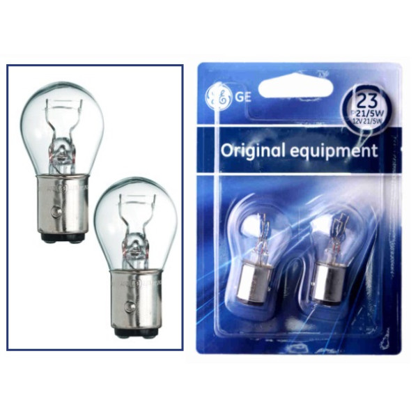 Pirn 12V 21/5W BAY15d P21/5W BL GE 1077 17130, 2 tk