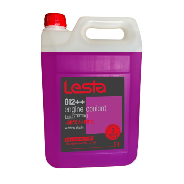 LESTA Antifreeze G12++, jahutusvedelik, 5L