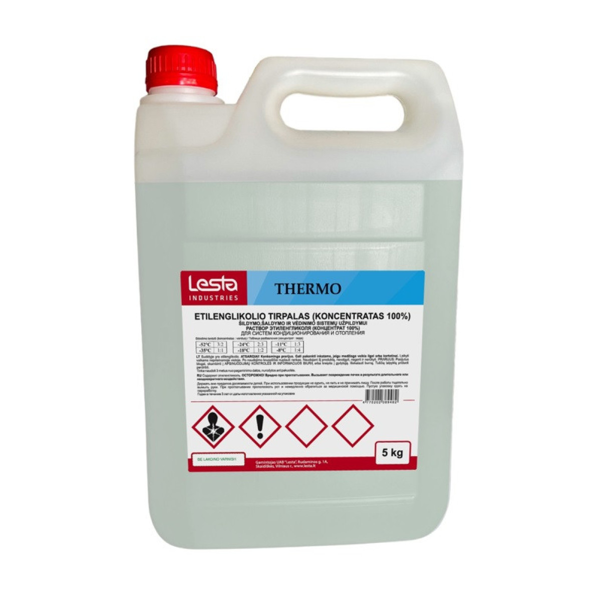 LESTA Ethylene glycol solution 100%, etüleenglükooli lahus, 5 kg