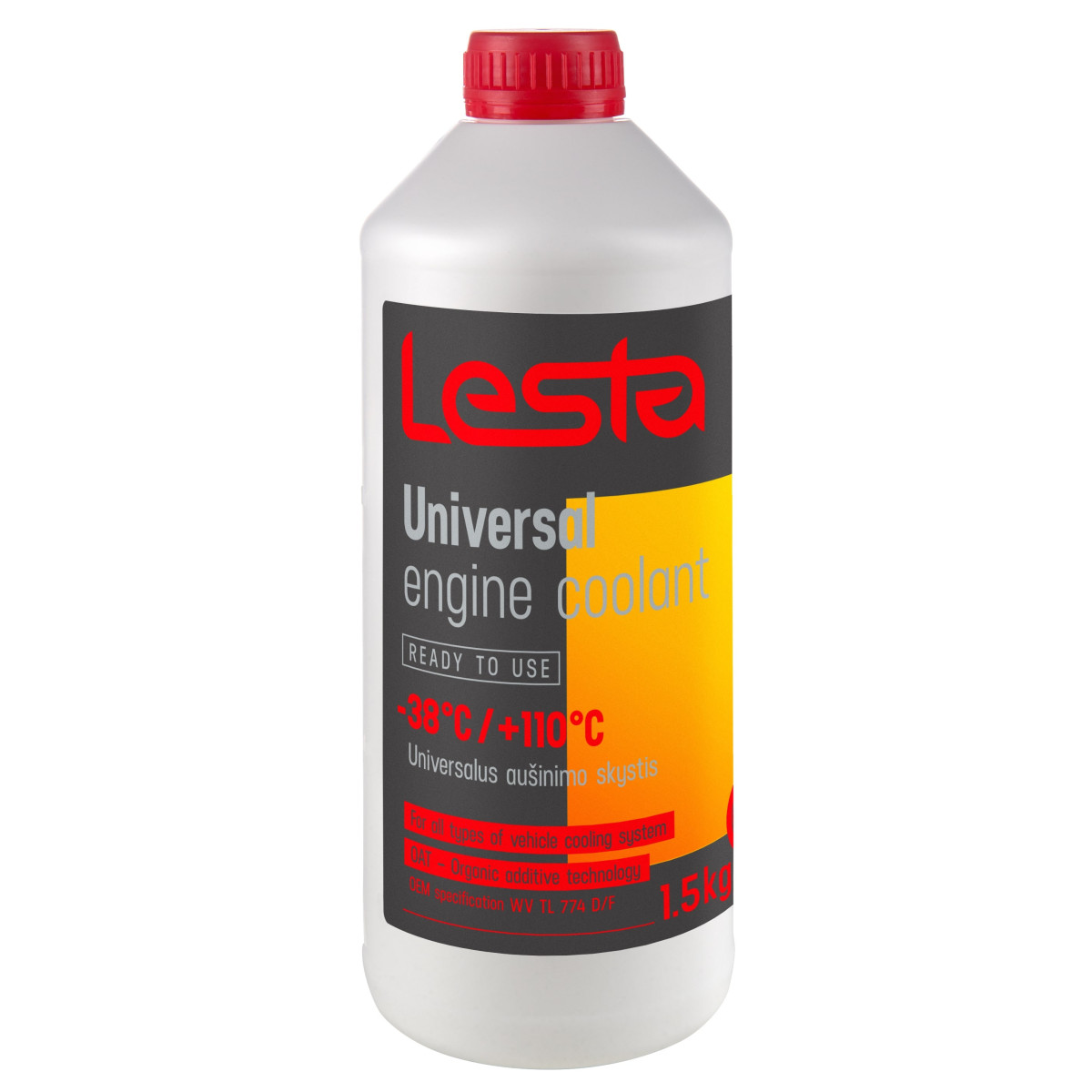 LESTA Universal Antifreeze -35°C, universaalne jahutusvedelik, 1,5 kg LESTA Universal Antifreeze -35°C, universaalne jahutusvedelik, 1,5 kg