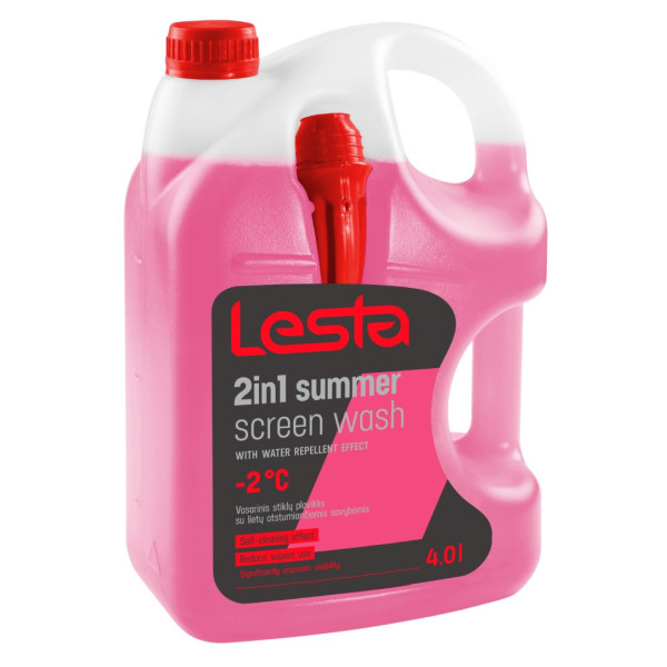 LESTA Windscreen Washer Fluid 2In1 -2°C, klaasipesuvedelik, 4 L