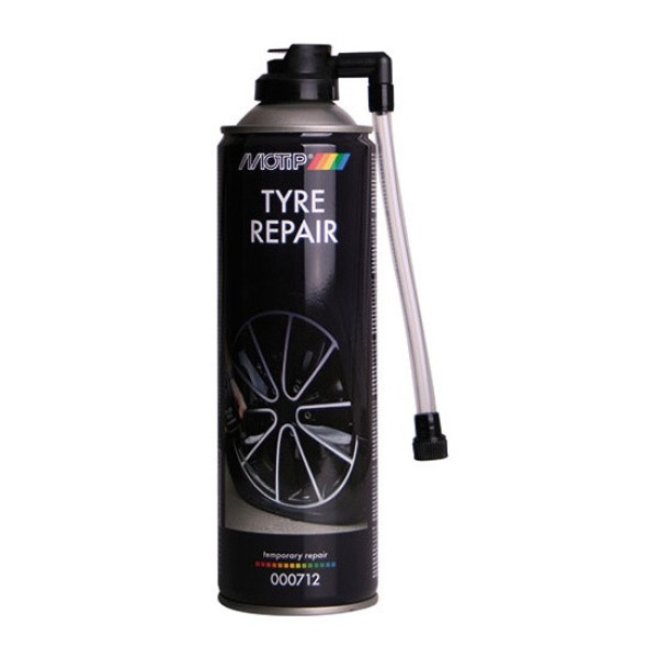 MOTIP Tyre Leaks, aerosool rehvide täispumpamiseks, 500 ml