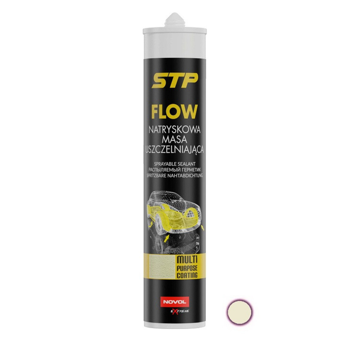 NOVOL FLOW Sprayable Sealant Beige, pihustatav hermeetik, beež 290ml NOVOL FLOW Sprayable Sealant Beige, pihustatav hermeetik, beež 290ml