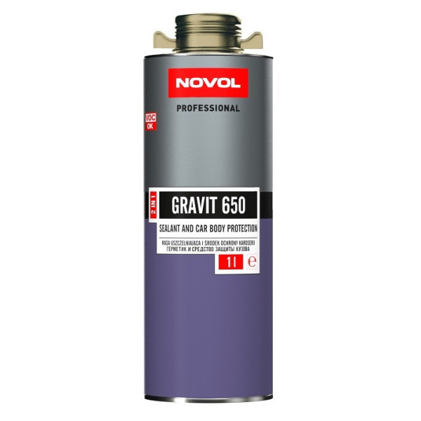 NOVOL Gravit 650 Sealant&Antigravel - Beige, hermeetikut kaitsev kate, kollakas, 1L