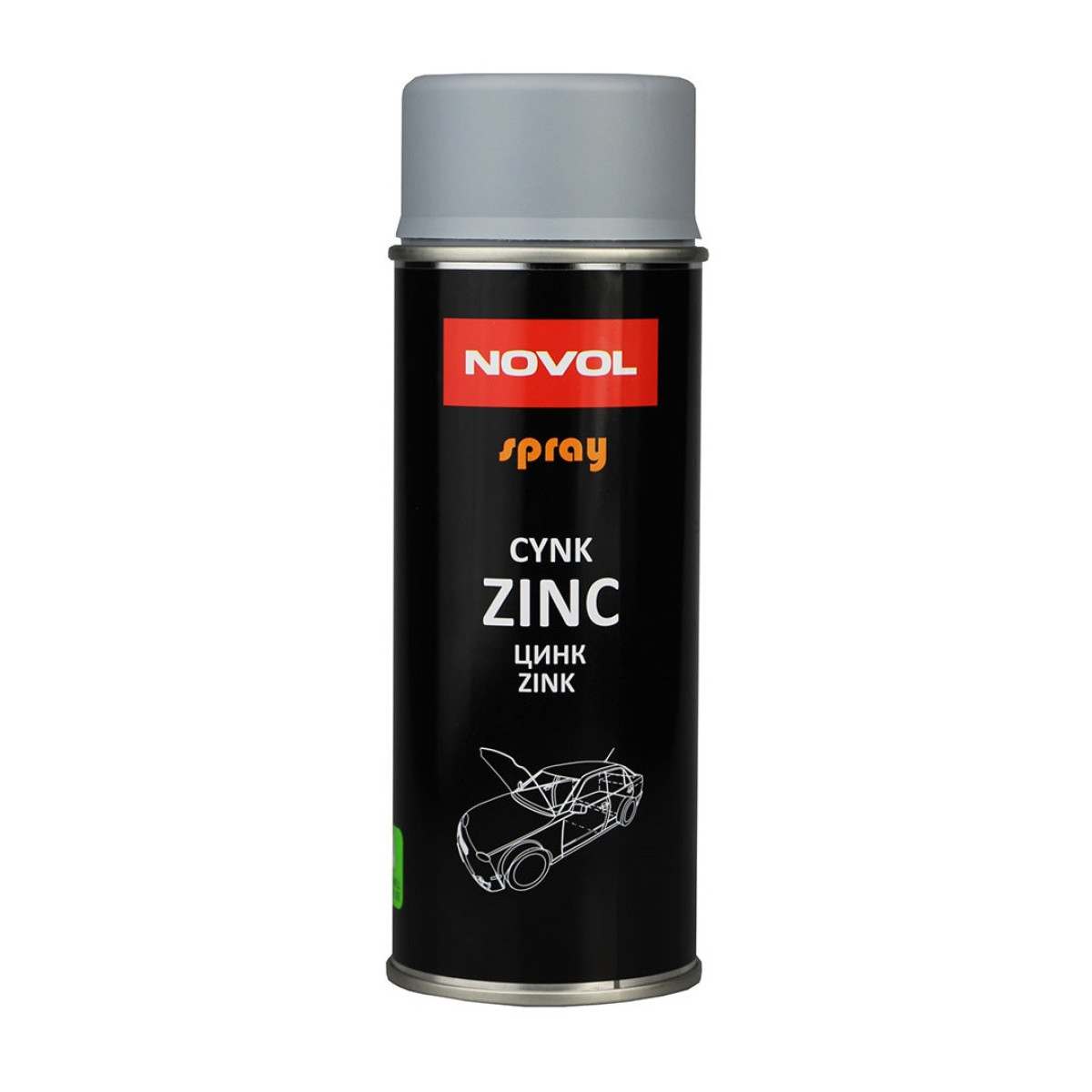 NOVOL Spray Zinc, tsinkpihusti, aerosool, 400ml NOVOL Spray Zinc, tsinkpihusti, aerosool, 400ml