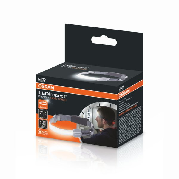 OSRAM ACE Flexible Head Torch, pea külge kinnitatav kontrolllamp