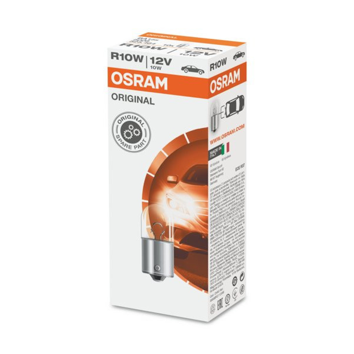 OSRAM autopirn 10W 12V BA15S, 1 tk