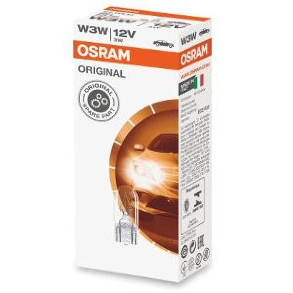 OSRAM autopirn 3W 12V W2.1x9.5D, 1 tk