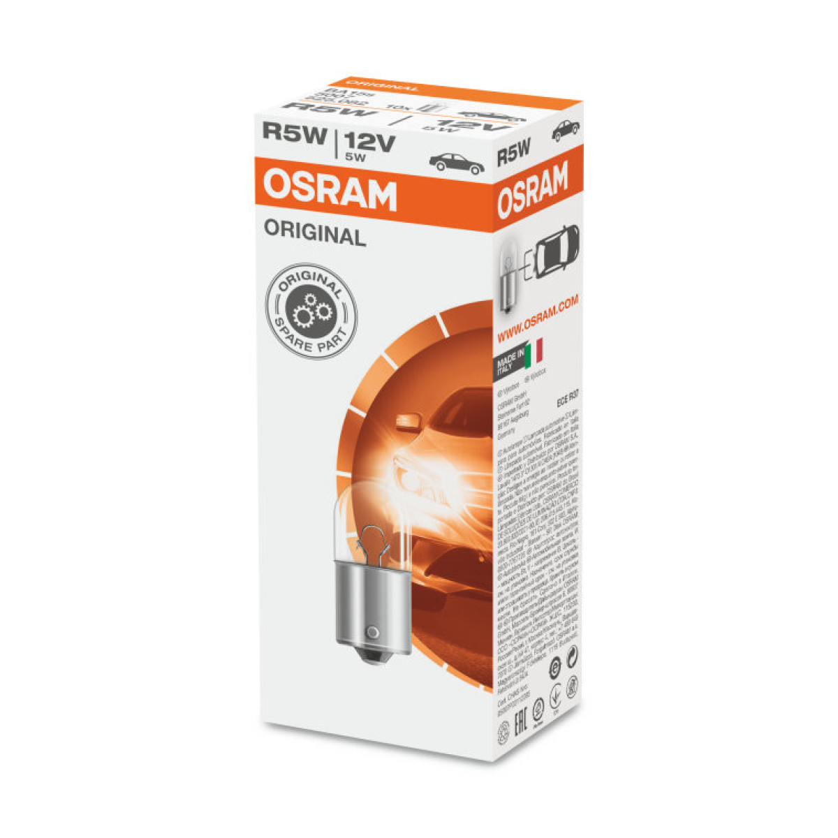 OSRAM autopirn 5W 12V BA15S, 1 tk