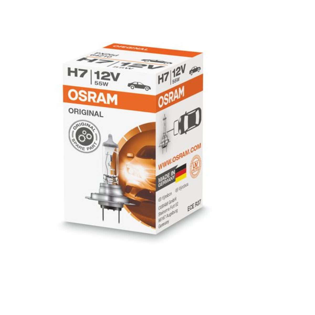 OSRAM autopirn H7 55W 12V PX26D, 1 tk