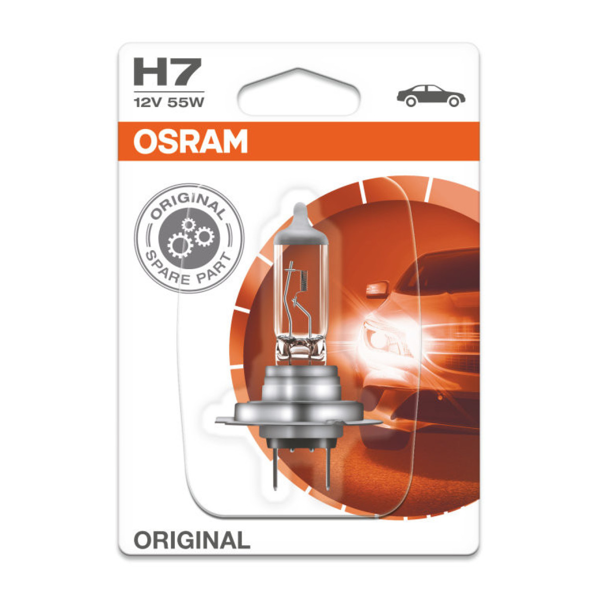 OSRAM autopirn H7 55W 12V PX26D, 1 tk