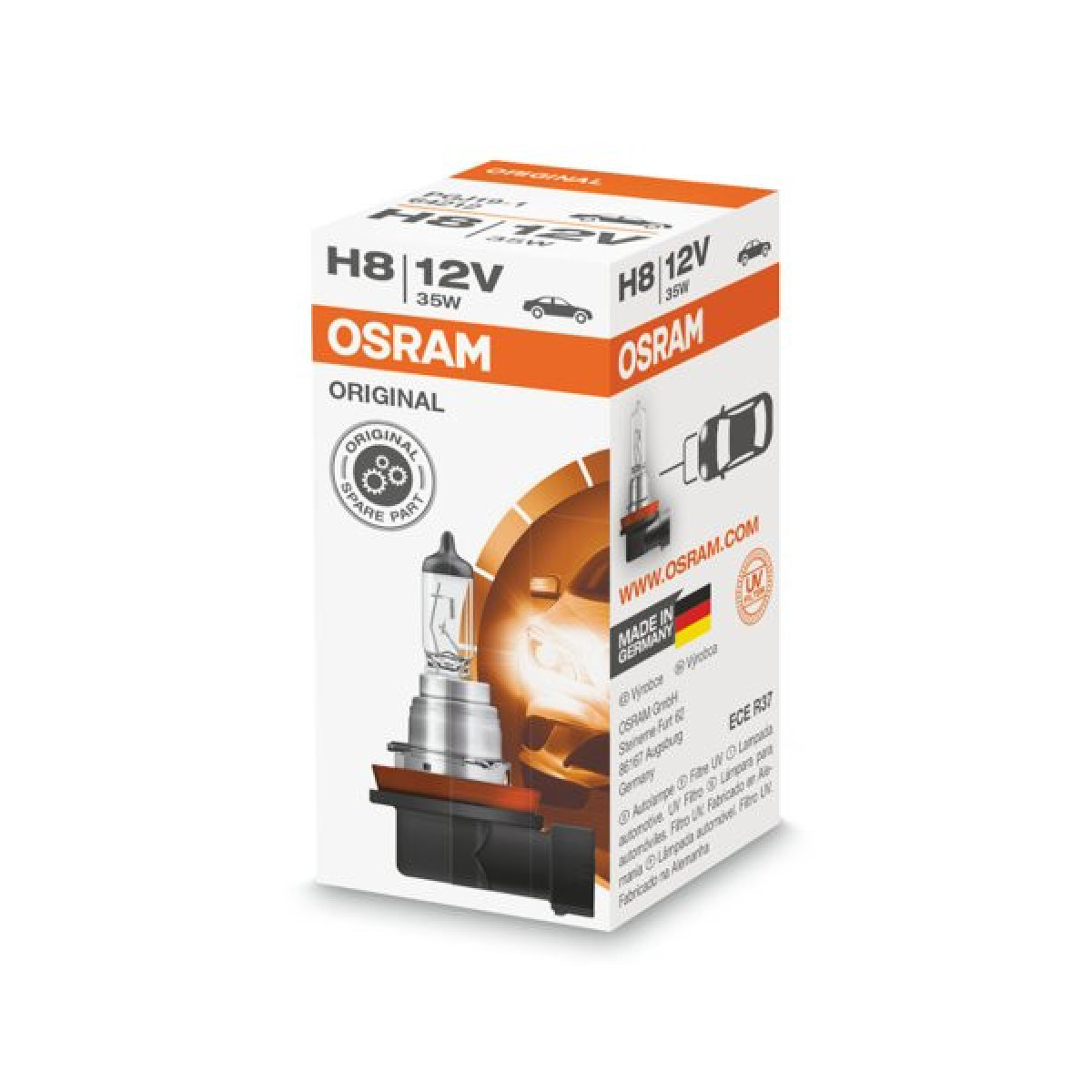 OSRAM autopirn, H8 35W 12V PGJ19-1, 1 tk