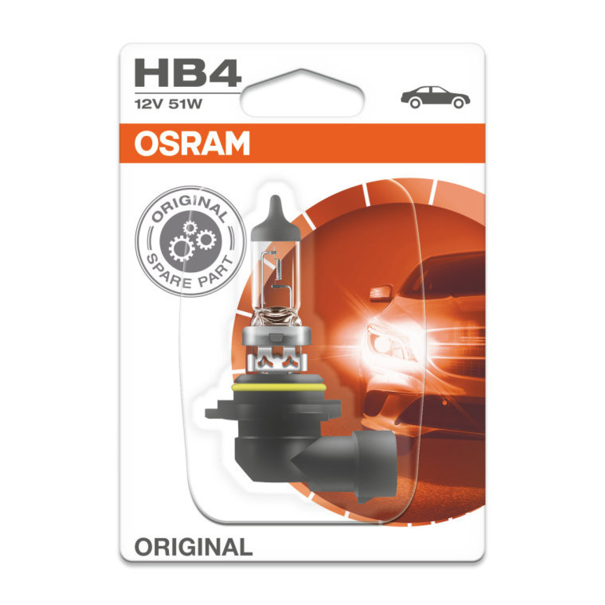OSRAM autopirn HB4 51W 12V P22D (Ameerika autodele), 1 tk
