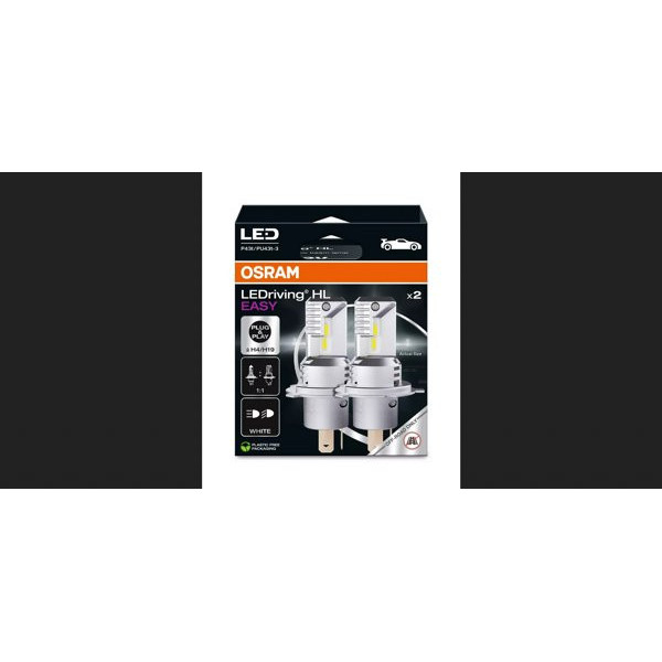 OSRAM LED autopirnid H4/H19 12V 1400/1150lm(HB/LB) 6000K, 2 tk.