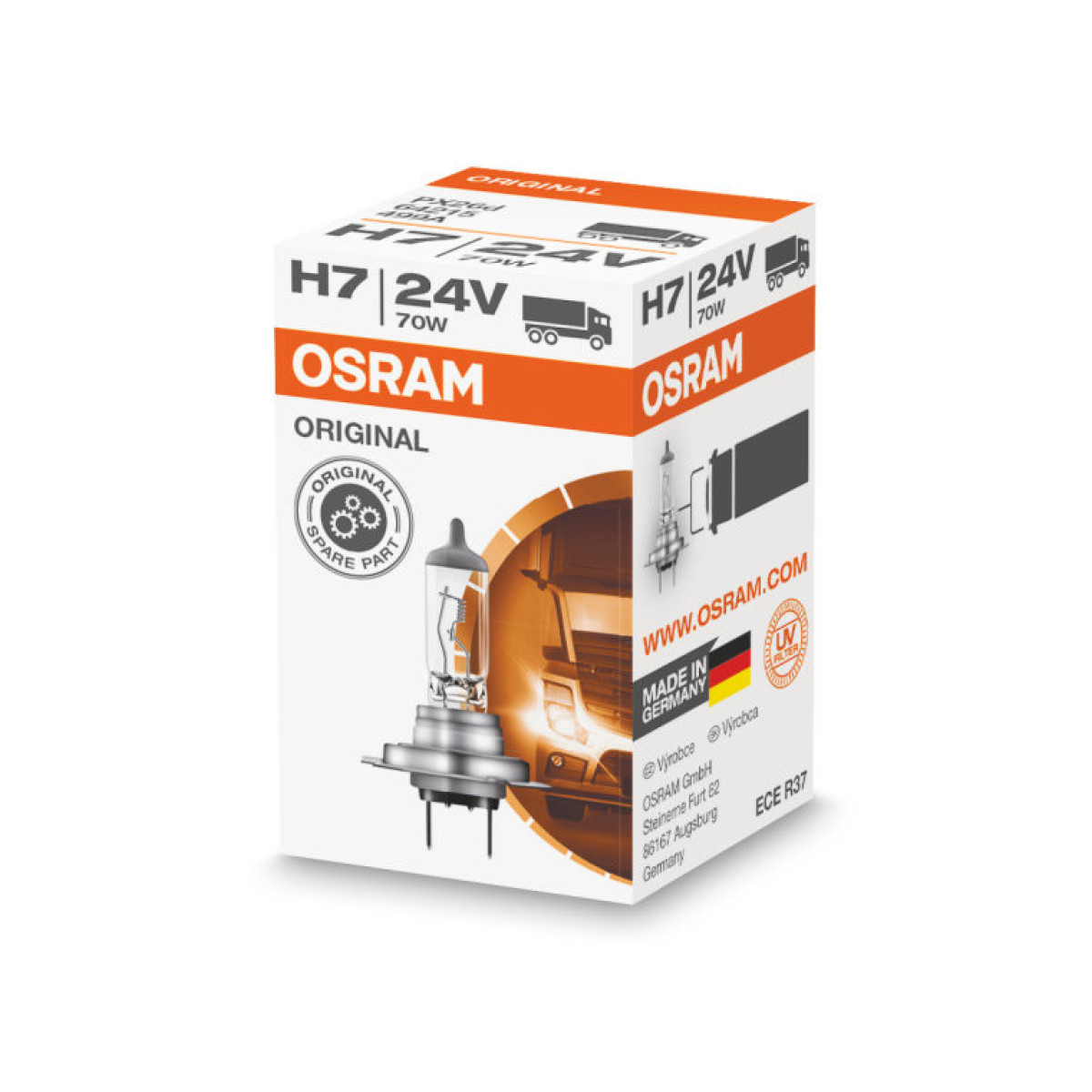 OSRAMi pirn, 24V H7 70W PX26D