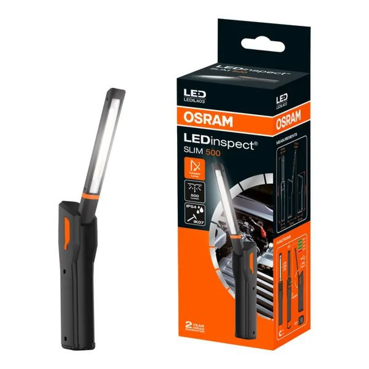 OSRAM LEDinspect SLIM500, käsilamp