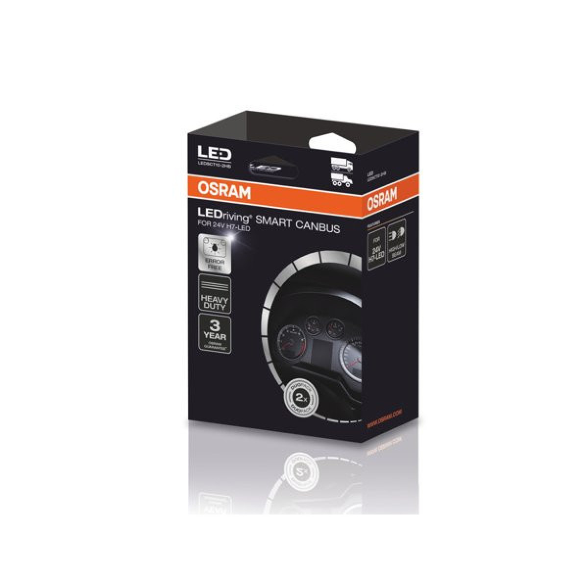 OSRAM takisti H7 24V20W, LEDriving Smart Canbus LEDSCT10