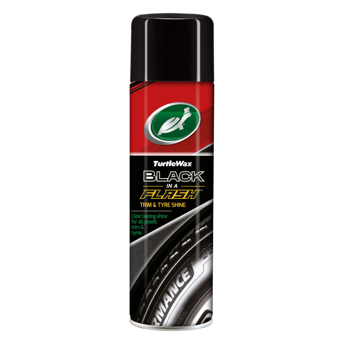 TURTLE WAX Black In A Flash rehvi- ja kaitseraua poleerimisvahend, 500 ml