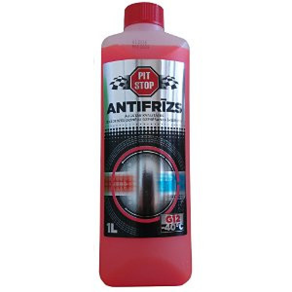 PITSTOP Premium jahutusvedelik -40°C (G12), punane, 1L
