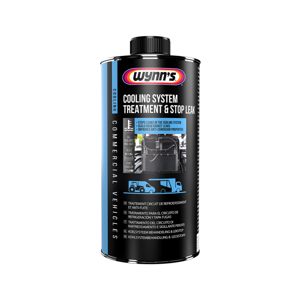 WYNNS Cooling System Treat&Stop Leak, jahutussüsteemi kaitse- ja tihenduslisand, 1 l