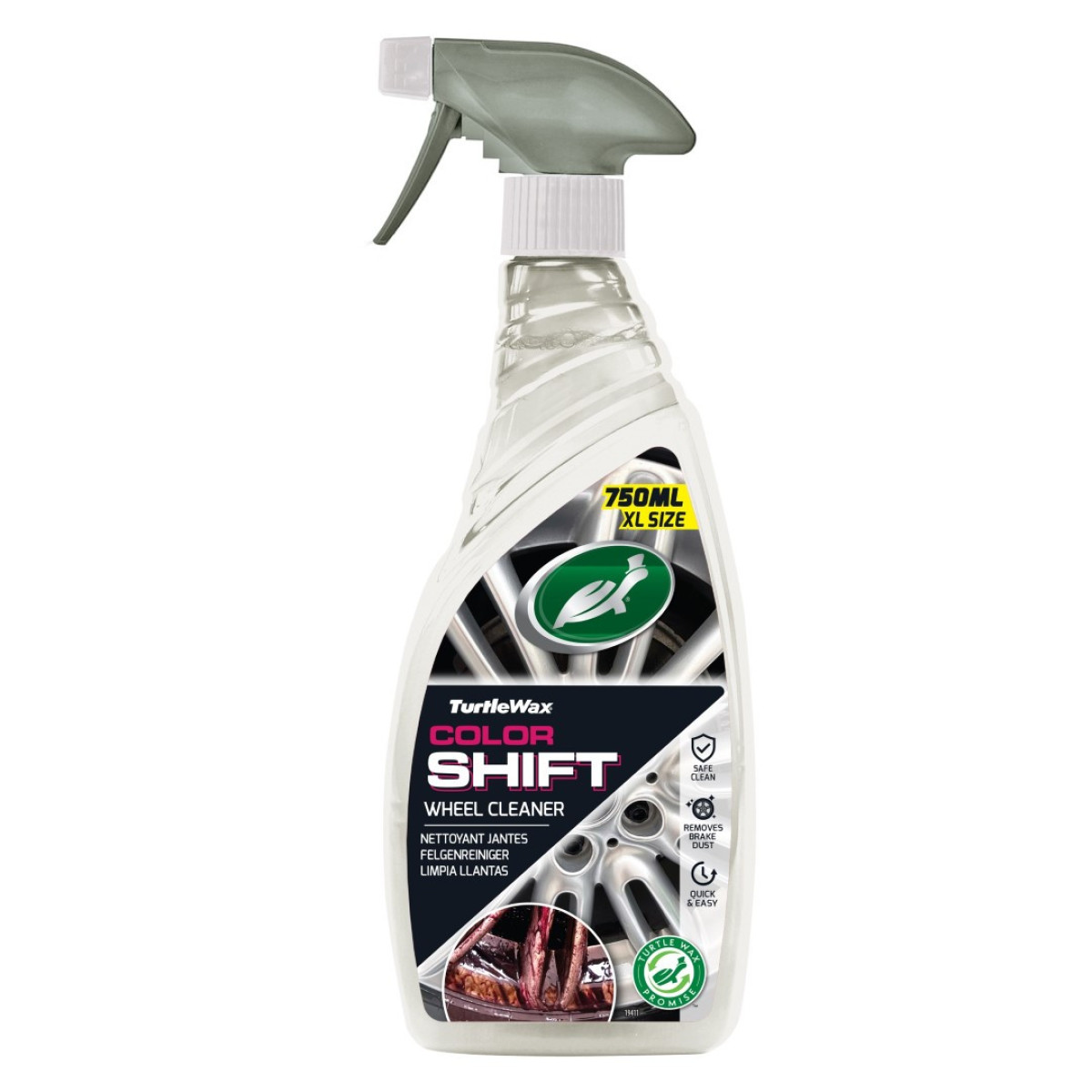 TURTLE WAX Colorshift wheel cleaner, veljepuhastusvahend, 750 ml