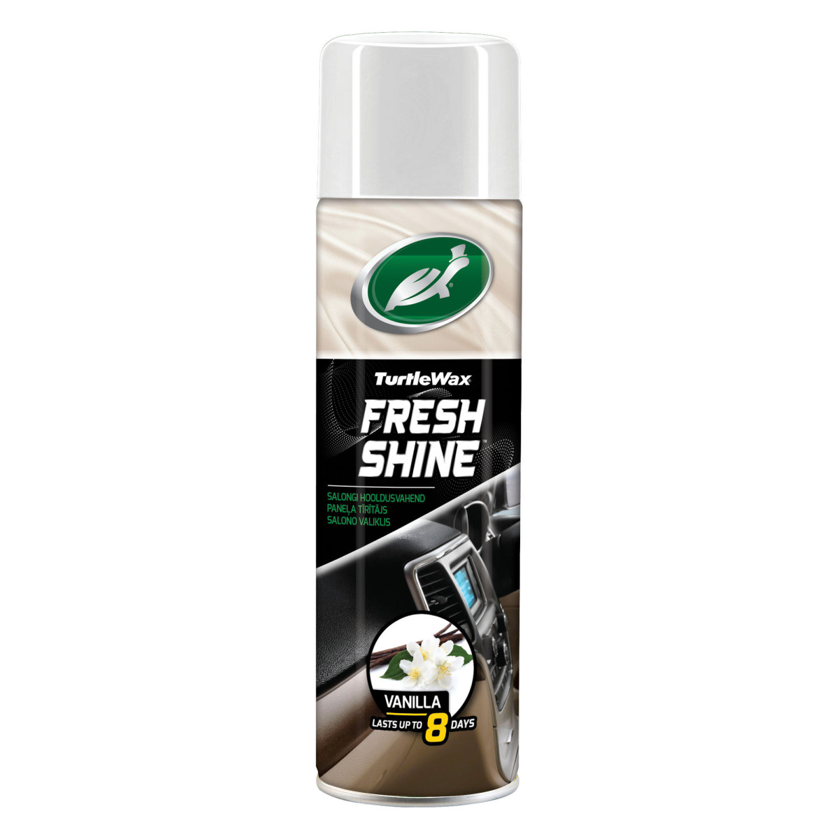 TURTLE WAX Fresh Shine Vanilla, salongi plastikpoleer, 500 ml