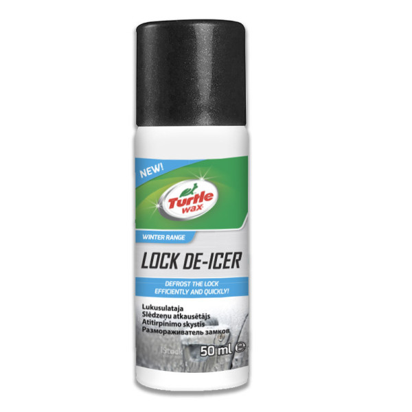TURTLE WAX Lock De-Icer, jää eemaldaja lukkudele, 50 ml