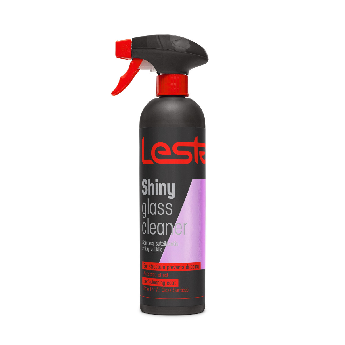 LESTA Shiny Glass Cleaner, klaasipuhastusvahend, 500 ml